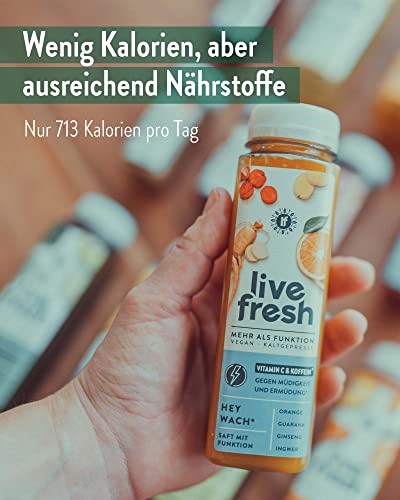 Foto von LiveFresh Saftkur 3 Tage - 7 Säfte & 3 Shots Pro Tag - Mit Vitamin C & Vitamin D - Ohne Zusätze (inkl. 5,25€ Pfand)