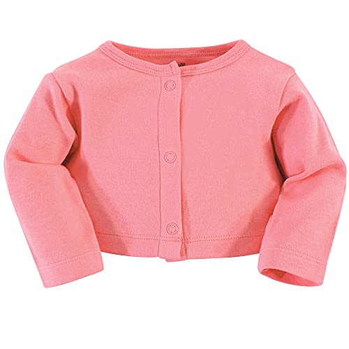 Image of Hudson Baby Girls' Cotton Dress and Cardigan Set