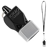 Muexoee Silbato con Protector Bucal, Silbato Arbitro Profesional Apto para Fútbol, Baloncesto Deportes, Sonido Claro Silbato Socorrista con Material Resistente