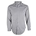 Calvin Klein Men's Slim Fit Non Iron Grey Textured Stripe