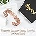 Cigmag Copper Magnetic Bracelet for Men, with Powerful 9X 5000 Gauss Magnets, Adjustable Solid Pure Copper (Axe)