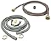 First4spares Universal Riempire Tubo Acqua e Tubo Di Scarico Kit Estensione per Indesit Lavatrici (2.5m)