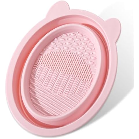 Ynkkvre Foldable Makeup Brush Cleaning Mat Cover