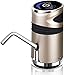 FEE-ZC Pompe de Bouteille d'eau de Noël, USB chargeant Le commutateur de Bouteille d'eau électrique portatif de Distributeur Automatique d'eau Potable pour Une Bouteille Universelle de 5 gallons, Or