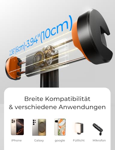 Trípode para selfie estable con bluetooth para móvil Android Samsung e iPhone 6