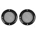 X AUTOHAUX 2pcs Grill Cover 2inch Mesh Protector Car Speaker Cover Woofer Subwoofer Grill
