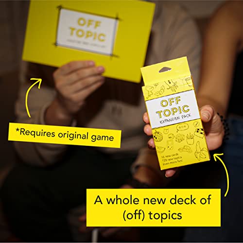 Off Topic Adult Party Game Expansion Pack - 128 New Topics For The Fun Board And Card Game For Group Game Night #TOP1