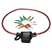Produktbild sunnyflowd Auto 12V Inline Mini Blade Sicherungshalter Mit 5 10 15 20 25 30A Sicherungen
