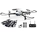 YOBDDD Drone Side Flight LED Lights Headless Mode One-Key Automatic Return Altitude Hold Mode WiFi FPV (4k(Outdoor UAV)