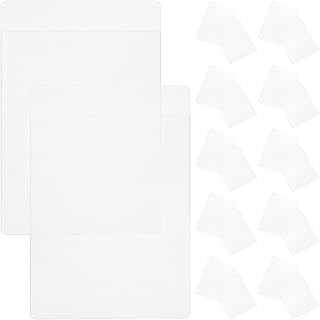 Toyvian Playing Cards Team Bags Trading Cards Bags Trading Cards Bags Trading 25pcs Clear Protector Business Sleeves Pvc Pockets Holder Displaying Covers Small Bags Game Team Game Cards