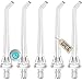 COSLUS Original Water Flosser Replacement Tips: Replacement Heads Compatible with COSLUS, Aquasonic, Nicwell, Oralfree, WELLFINE, Hangsun, Tovendor Water Dental Pick, Flosser Accessory, 5 Classic Tips