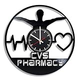 BroStore Decor CVS Pharmacy Vinyl Wall Clock, Wall Clock for The Office, American Retail Corporation, Art, CVS Pharmacy Gift for Any Occasion