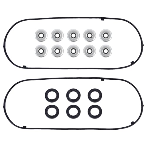 Image of Valve Cover Gasket Set Replacement for Honda Accord Pilot 3.0 3.5 V6 2003-2008 & Acura MDX RL TL 3.0L 3.2L 3.5L 3.7L V6 | Replaces VS50607R, 12341RCAA00