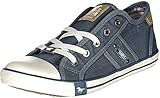 h&m kindermode schuhe 5-Loch-Schnürung MUSTANG Damen 1099-302 Sneaker, Blau Blau Grün, 40 EU