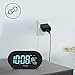 DreamSky Alarm Clocks for Bedrooms, Auto Set Digital Desk Clock for Bedside Nightstand, Electric Clock with Dimmable Brightness Dimmer, Auto DST, USB Port, Date, Temperature, Snooze
