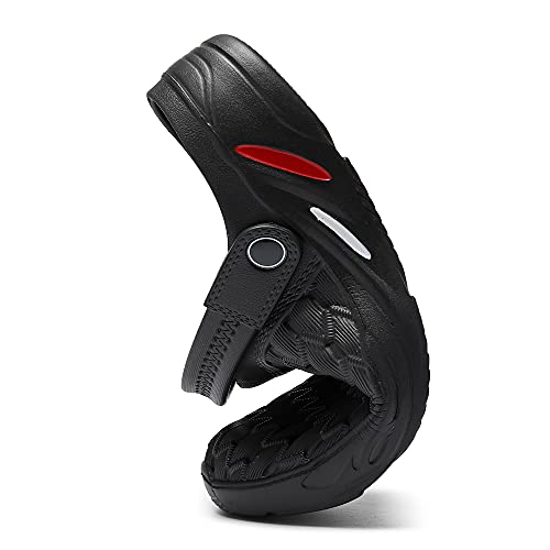 Tuobuqu Casual Garden Clogs Shoes Lightweight Water Shoes For Men Black 40 #TOP2