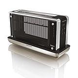 Morphy Richards Toaster Redefine 228000 transparent/schwarz/silbern, 1.5 liters