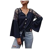 Damen Lose Asymmetrisch Jumper Sweatshirt Pullover Bluse Oberteile Oversize Tops Longshirt Damen Oberteile Schulterfrei Tshirt Kurzarm/Langarm Shirt Bluse Tunika Kaschmir Pullover Damen V-Ausschnitt Oversized Pullover Strickpullover Oberteil Damen Langarmshirt Damen Oberteile Baseball Longshirt Casual Lose Farbblock Pullover Blusen Tuniken Shirt Damen Langarmshirt Farbblock Langarm Kurzarm T-Shirt Casual Rundhals Tunika Tops