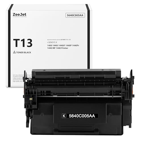 T13 Black Toner Cartridges T13BK 5640C005AA Replacement for Canon T13 Toner Cartridge for i-SENSYS X 1400 1440i 1440iF 1440P 1440Pr imageCLASS X MF 1440 LBP 1440 Series Printer Ink 1-Pack
