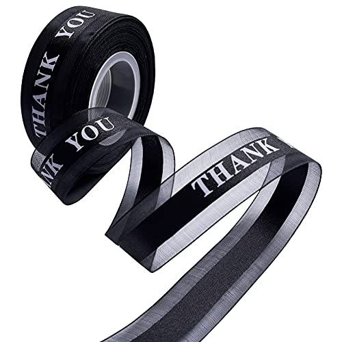 LXKBD Satin-Organzabänder mit "Thank You"-Druck Cover