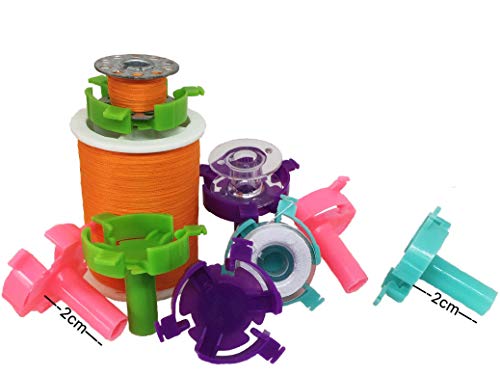 Peavytailor 20Pcs Bobbin Cilp Bobbin Holder Clamp Thread Organizer For Brother Sewing Machine #2 #TOP3