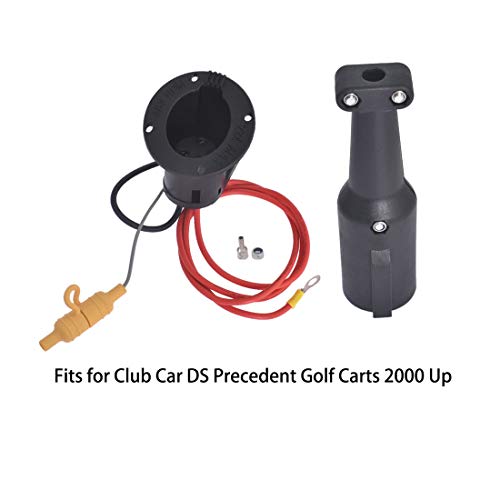 Wflnhb 48V Charger Cord Plug Charger Receptacle Replacement For Club Car Ds Precedent Golf Carts 2000 Up, 101828901, 101802101, 103375501 #TOP3