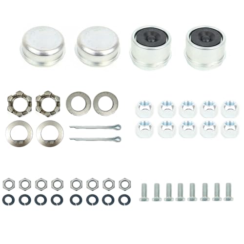 SOUTHWEST WHEEL Pre-Greased 5-4.5\" Hydraulic Brake Trailer Axle Brake Kit for a 3,500 lbs. Trailer Axle - Thumbnail 2