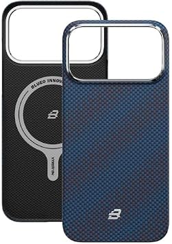 Mr. Gorilla iPhone 17 Pro Max Uyumlu MagSafe Destekli Aramid Fiber Telefon Kılıfı, Mavi
