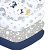 Crib Sheets for Baby Boys 4 Pack, 2...