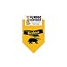 MINI BANDANA - HP Hufflepup for small dogs less than 20 lbs - Gold