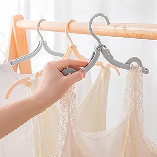 JINGYAN Grucce 16 pezzi Ganci pieghevoli per casa e viaggi Pieghevoli, antiscivolo, leggero, design a fibbia antivento