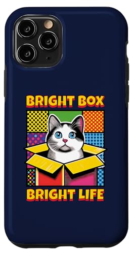 iPhone 11 Pro Pop Art Cat Birght Box Bright Life Case