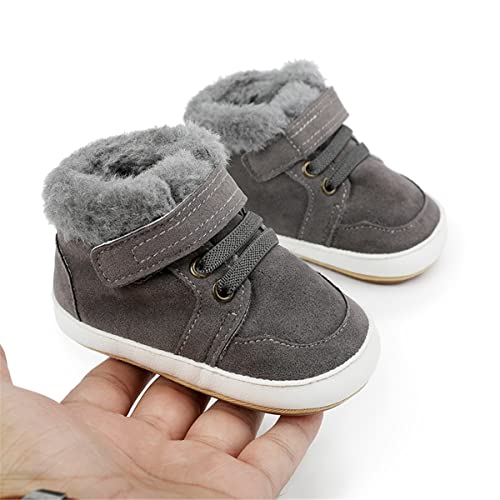 Image of HsdsBebe Baby Boys Girls Pu Leather Hard Bottom Walking Sneakers Toddler Rubber Sole First Walkers Infant Cartoon Slippers Crib Shoes