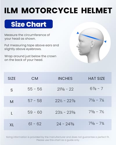 Ilm ILUS-FA-726X Open Face Motorcycle 3/4 Half Helmet For Dirt Bike Moped Atv Utv Motocross Cruiser Scooter Dot Model 726X thumb #6