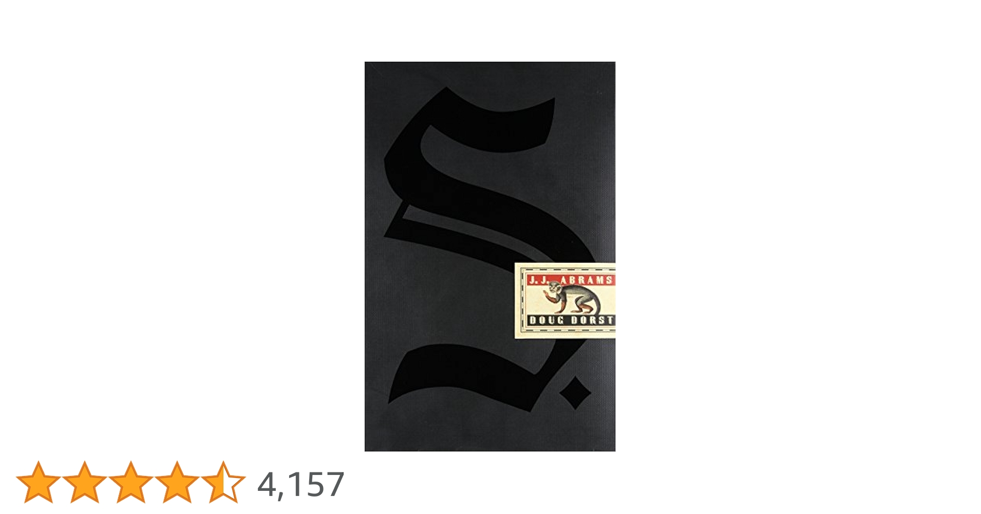 『S.』監修J.J.Abrams 著Doug Dorst /‘13年刊初版 S. by Doug Dorst, Hardcover | Barnes & Noble®