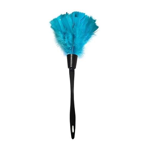 14 Inch Turkey Feather Duster, Gentle Style Dusting Tool for