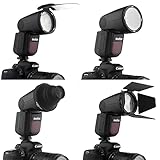 GODOX V1-F Round Head Camera Flash Speedlite Kit with Spare VB26A Battery | HSS, 480 Full Power Shots, 2600mAh Lithium Battery Compatible for Fuji Cameras + 12 Month Extended Warranty Card (3 Yrs) - Image 8