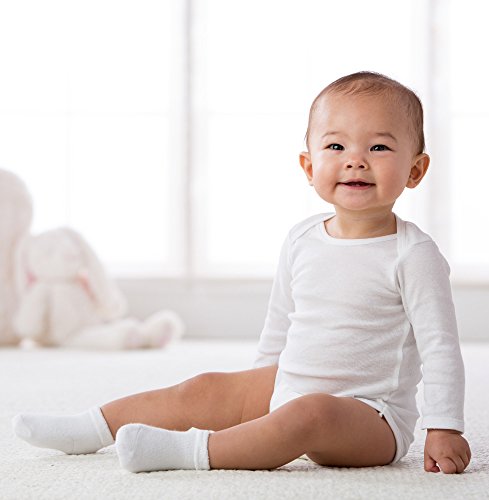 Image of Gerber Baby Boys & Girls 8-Pack Short Sleeve Onesies Bodysuits