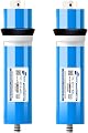 Generic Reverse Osmosis RO Membrane 3013-400 GPD -NSF Certificated-Water Filter Replacement-, Reverse Osmosis Membrane for RO Water Filtration System-2 Pack