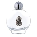  Holyart Flacon Rond 15 ML pour Eau bénite Vierge à l\'enfant (50 pcs) Verre