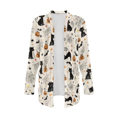 Image of Cardigan Sweaters for Women Long Sleeve Cardigan Soft Drape Open Front Fall Dusters V-Neck Jackets Dressy Loose Coat