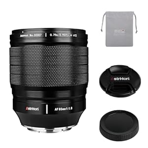 AstrHori 85mm F1.8 Full Frame Auto Focus Lens Medium Telephoto Prime Portrait Lens for Nikon Z Mount Mirrorless Cameras Z5,Z6,Z6II,Z7,Z7II,Z8,Z9,Z30,Z50,ZFC