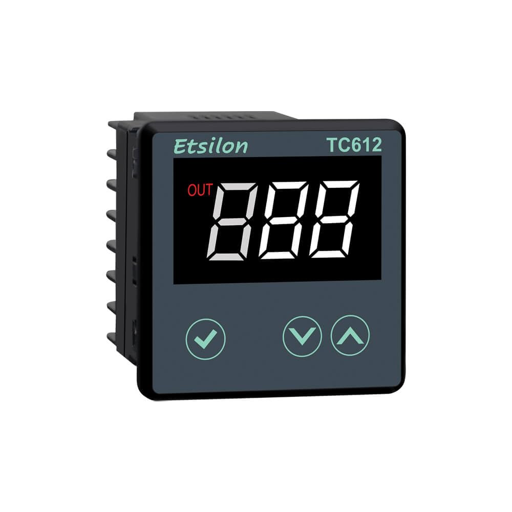 3 digits, 7-segment LED display, Temperature Controller, Single set point, TC / RTD input, Relay / SSR output, 72x72 mm Etsilon TC612 || Similar To Multispan TC-19P ||-picture-33
