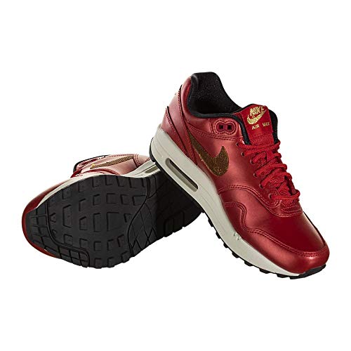 Nike Womens WMNS Air Max 1 CT1149 600 Gold Sequins - Size 7W
