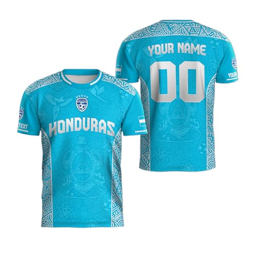 Personalized Honduras Jersey Soccer 2024, Custom Name Honduras Soccer Jersey 1 4XL