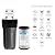 Aquasure Fortitude V2 Series Whole House Multi-Purpose Sediment/Carbon/Siliphos Anti-Rust, Bacteria & Scale Inhibiting Water Filter System, Small Size | Reduces Chlorine, Taste & More (AS-FS-25SPX)