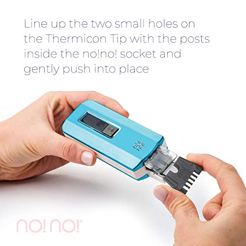 No!No! Thermicon Narrow Tip Refill Pack - Hair Removal For Women - Flawless Replacement Heads Attach To Device For A Smooth Hairless Face, Underarm, & Bikini Area #TOP2