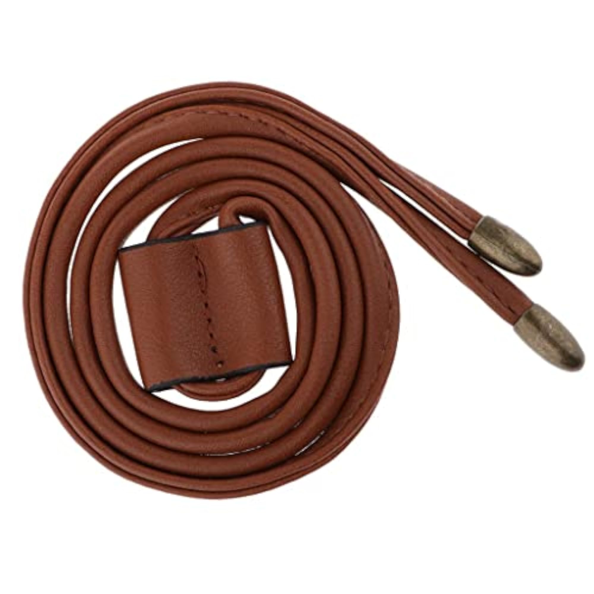Leather Drawstring Replacement Strap for Bucket Bag, Brown