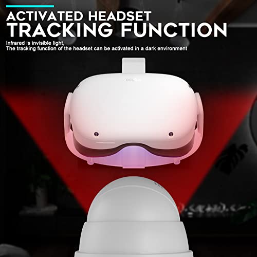 Orzero Ir Illuminator Infrared Light Compatible For Quest 2, Quest, Psvr2, Enhance Hand Tracking Immersive No-Light Disturbance Increase Tracking Sensitivity With Power Adapter - White #TOP2