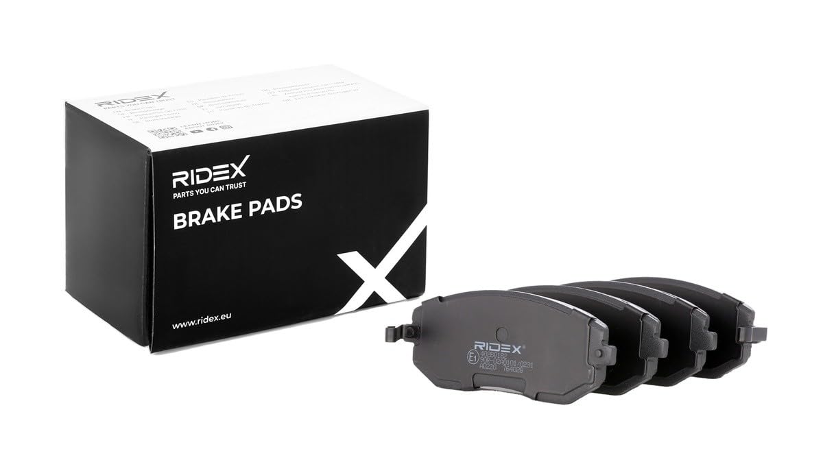 RIDEX 3405B0870 Juego para eje Kit de discos de freno y pastillas Delantero sin tornillos Compatible con SUBARU FORESTER SG